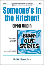 Someone's in the Kitchen! Two-Part choral sheet music cover Thumbnail